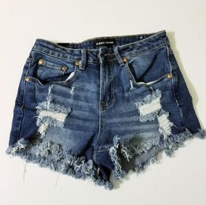 Almost Famous Distressed Cutt Off Shorts Size 3 Juniors